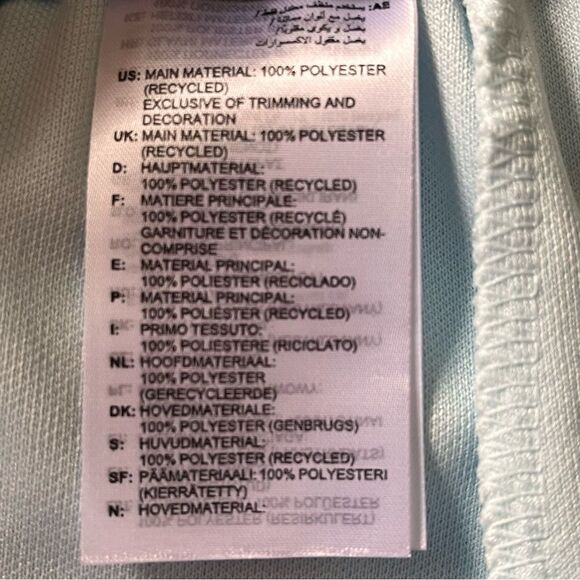 adidas Light Blue Tiro 21Trackpant with Purple/Brown Stripes & Ankle Zip Size 3X - Picture 12 of 13